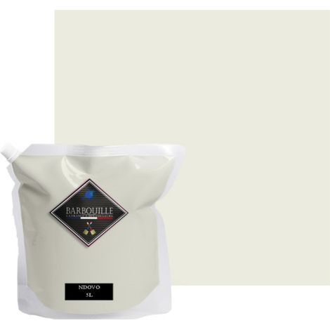 Peinture acrylique velours murs et plafonds 5L Blanc Ivoire Ndovo (1/5)