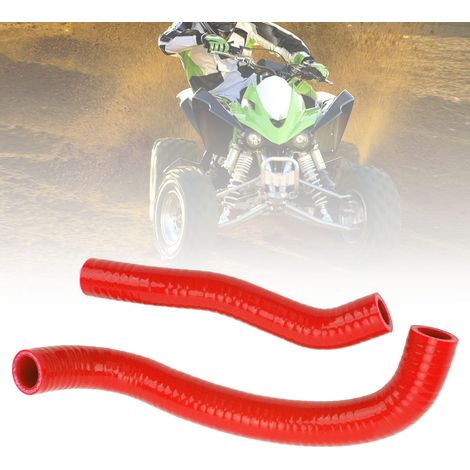 Durite de refroidissement en silicone rouge pour Kawasaki KFX400 2003-2006 (HX313) (1/5)