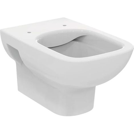 i.life A vaso wc sospeso RimLS+ con scarico a parete, senza sedile, fissaggi nascosti, bianco T452301 (1/5)