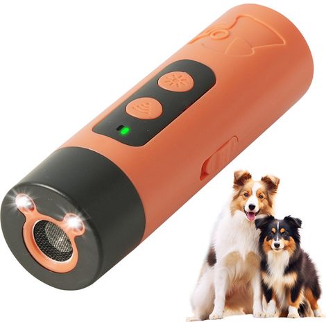 Répulsif et dresseur pour chiens à ultrasons — Dispositif anti-aboiement — Portable et manuel