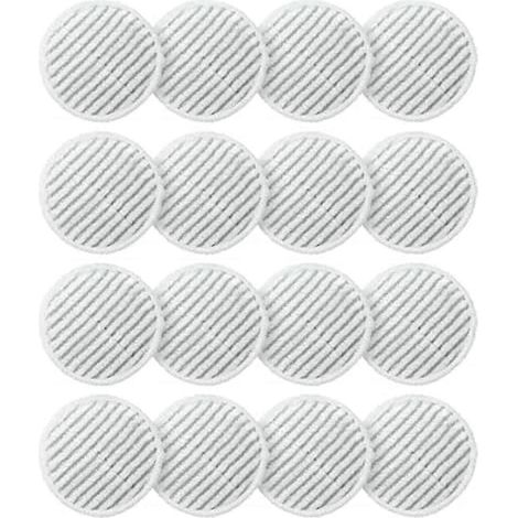 Lot de 16 lingettes de rechange AURA pour balai vapeur Shark S7001, S8001, S8201, S7201, S7000AMZ, S7000, S7005 et S7020. (1/5)