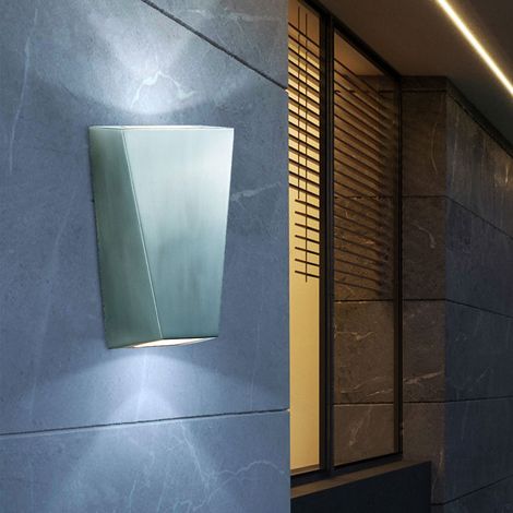 Applique da parete a LED per esterni illuminazione per facciate ALU up down lampada da terrazza