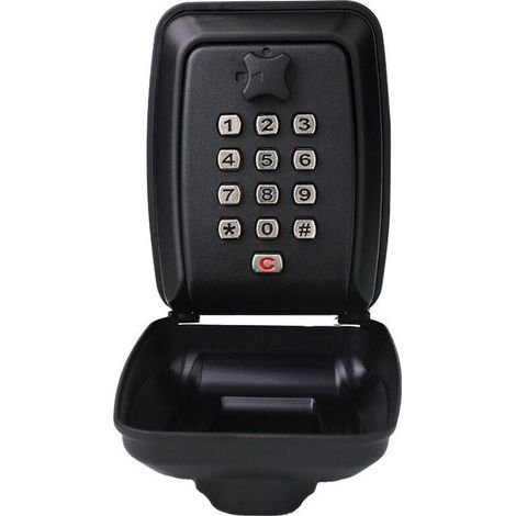 Noir Etanche Boite à Clés Sécurisée Boite à Clefs Murale Coffre Clef Exterieur Boitier Clefs Securise Coffre Fort a Clef Mural Key Safe Box-Partagez L'accès à Vos Clés en Toute Sécurité Noir 1219562mm (1/4)