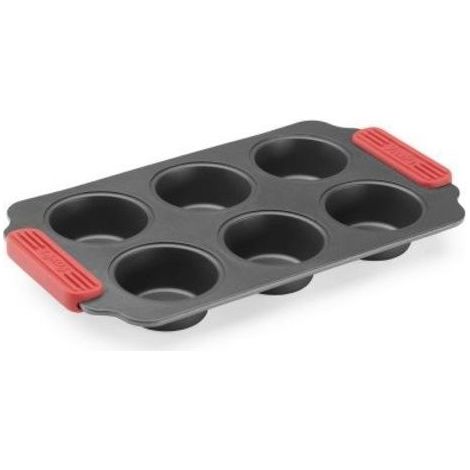 Teglia Antiaderente per 6 Muffin Lekue Grey - 887383