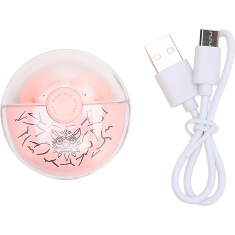 Écouteurs Bluetooth sans Fil avec Annulation de Bruit, Son Stéréo HiFi, Design Élégant Rose pour Jeux et Multifonction (1/5)
