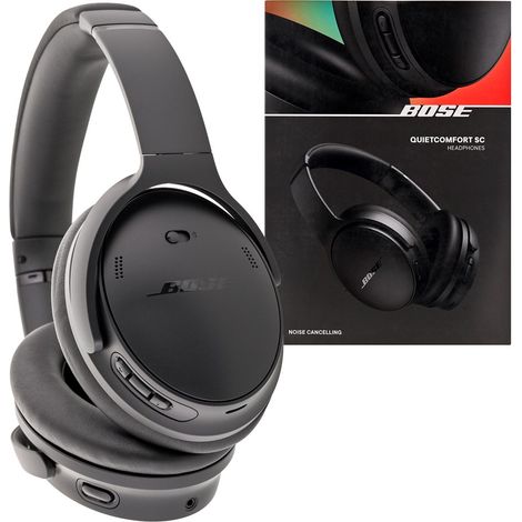 Casque d'écoute sans fil arceau Bose QuietComfort SC Bluetooth avec réduction active du bruit Noir (1/5)