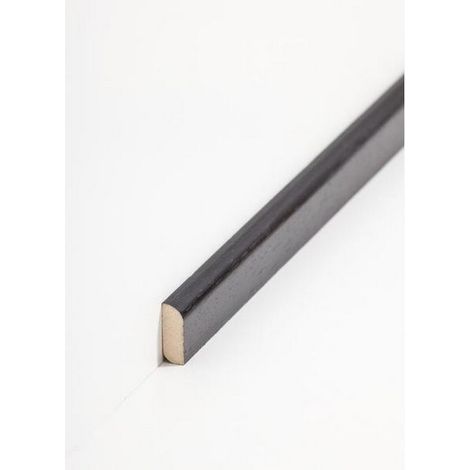 Vorsatzleisten "Graz" (Massivholz lackiert / 822.29) - schwarz (1/2)