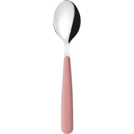 Cucchiaio da tavola in acciaio inox rosa