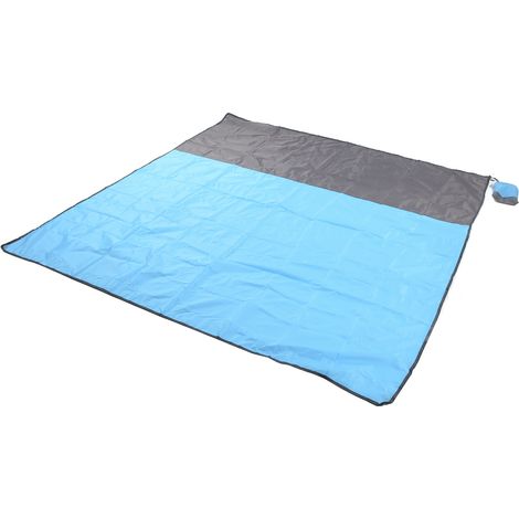Tapis de plage en sable, respirant, pliable et léger, idéal pour les pique-niques, le camping et la randonnée. Parfait pour les pique-niques, le camping et la randonnée. (1/5)