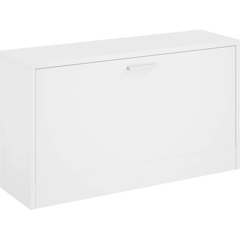 Maison Exclusive - Panca con Scarpiera Bianca 80x24x45 cm