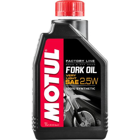 Olio per forcella Motul Factory Line 2.5W molto leggero 1 litro