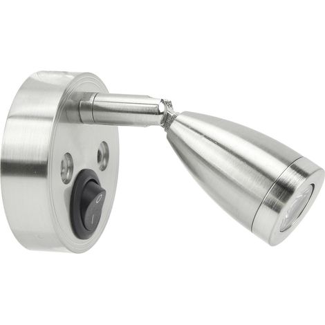 Lampe de lecture LED 12V/24V polie marine pour bateau, camping-car, camion, remorque, éclairage de couchette, 2 pièces, blanc chaud (1/5)