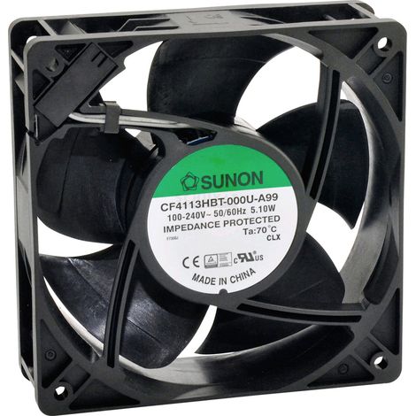 Axiallüfter Sunon cf4113hbt-000u-a99 185,14 m³/h 120x120x38 mm