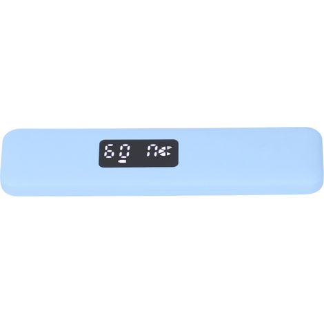 Oreiller avec haut-parleur à conduction osseuse, Bluetooth 5.3 stéréo, basses profondes, affichage numérique et minuterie pour adultes (bleu). (1/5)