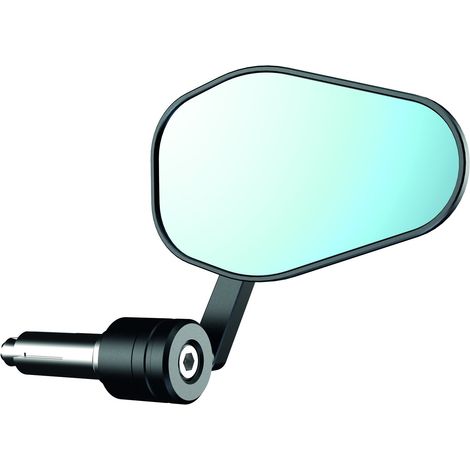 Espejo retrovisor para manillar Oxford Shield 360 negro - Alta calidad (1/2)