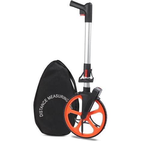 Roue de Mesure pour Les Pieds, Roue de Mesure de Distance Roue de Mesure de Distance Roue de Mesure mécanique Comptage d'engrenages pour la Mesure de Terrain (1/5)