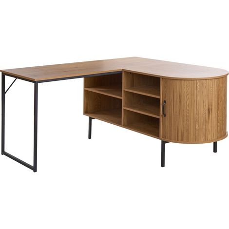 Eckschreibtisch SOLARI 140 cm 140 cm Hellbraun (1/5)