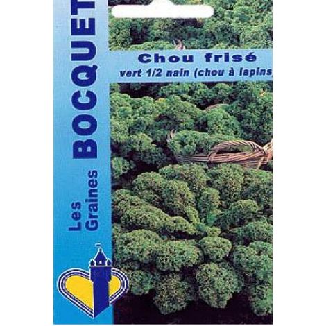 Chou 'Frisé vert demi nain' le sachet de 500 graines (2g) (1/2)