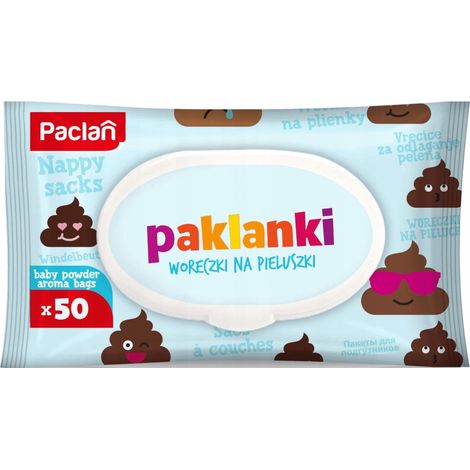345960 Bolsas perfumadas para pañales Paclan Paklanki, 50 unidades. 455070