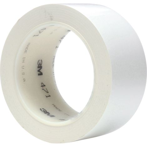 3M 471F 471W50 PVC-Klebeband Weiß (L x B) 33 m x 50 mm 1 St. (1/4)