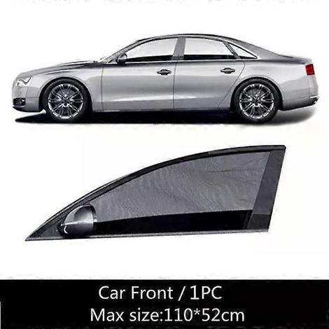 ou 2 pare-soleil de voiture, protection UV, rideaux en maille, moustiquaire pour vitres avant, arrière et latérales de SUV, pare-soleil en maille pour vitre avant de voiture. (1/5)