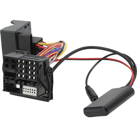 Adaptateur de câble d'entrée AUX audio sans fil pour voiture, Bluetooth 5.0 avec microphone, compatible avec BMW E46 320i et 320ci. (1/5)