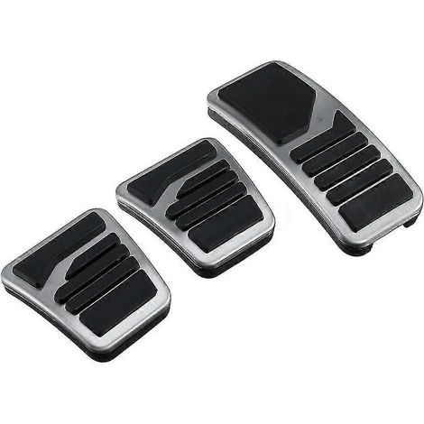 Mt Car Gas-Kupplungs-Bremspedal-Abdeckungs-Set für 3 x rutschfeste Gummi-Pads (1/4)
