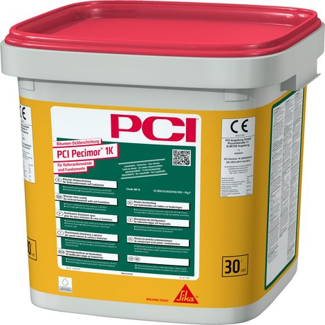PCI Pecimor 1K Bitumen-Dickbeschichtung 30 Liter (1/2)