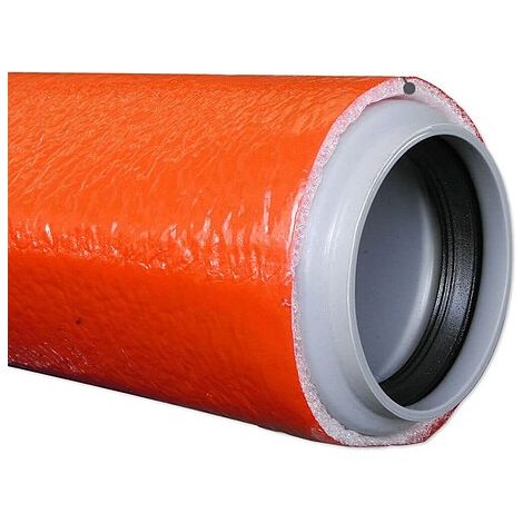 10 m Abwasser-Schutzschlauch für 50 mm Rohr - Dämmschichtdicke 4 mm