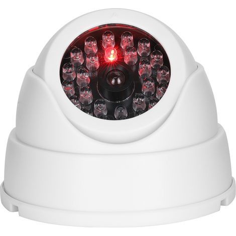 MR-18B Drahtlose, simulierte Dome-Überwachungskamera für den Innen- und Außenbereich mit 30 simulierten Infrarot-LEDs (1/5)