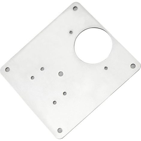 Piastra di cerniera, a forma di fiocco di neve, facile da installare, in acciaio inossidabile, per ante di mobili da cucina, piastra di riparazione per cerniere di mobili. (1/5)