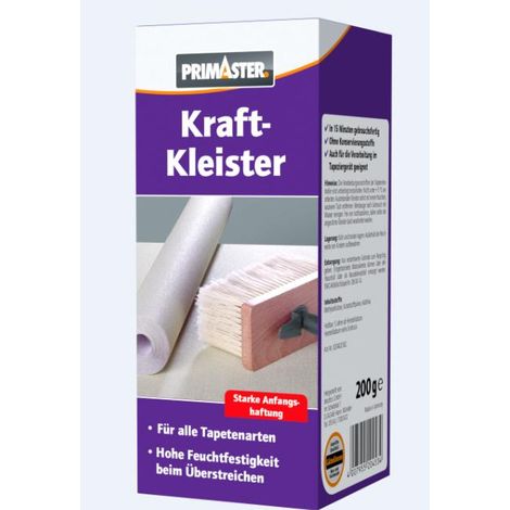 Primaster Tapetenkleister Kraftkleister 200g Kleister für schwere Papiertapeten