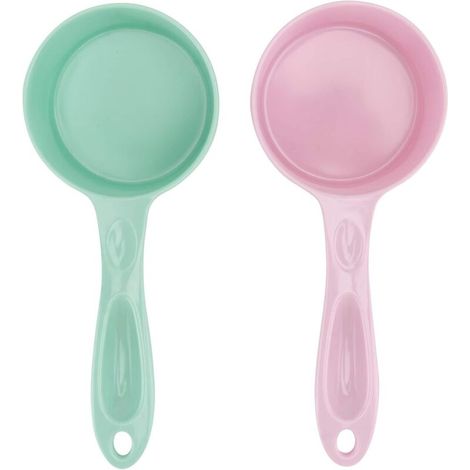 Cuillère doseuse de nourriture pour chien 2 pièces (rose + vert)-Fei Yu (1/2)