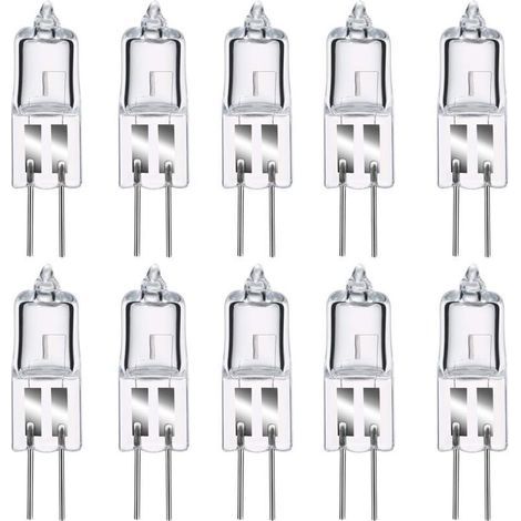 Pair G4 LED-Lampe, 35 W, 12 V, G4-Halogenlampen, Warmweiß 2800 K, dimmbare, klare Kapsel, 10 Stück (1/4)