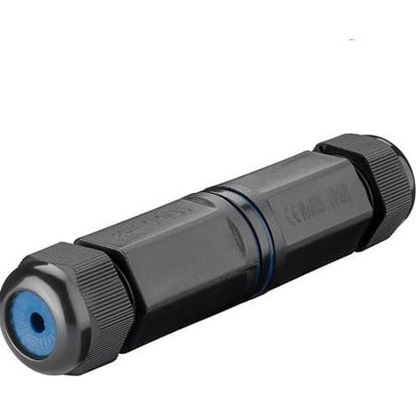Conector de Cable red RJ45 CAT6 IP68  Negro (1/4)