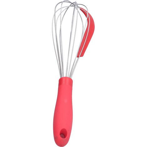Fouet ballon en acier inoxydable avec grattoir en Silicone pour la cuisson du mélange de crème (1/5)