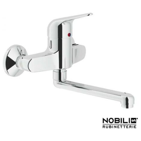 MISCELATORE LAVELLO A MURO NOBILI SERIE ITALIA CROMATO (11865) (1/3)