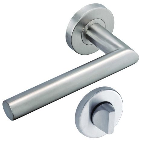 Rosace ronde inox satiné - Condamnation à voyant - Linox - La paire - Vachette