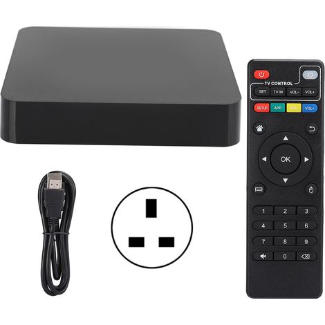 Lecteur multimédia T95 Android 10.0 1.5GHz boîtier TV numérique 4K intelligent 2+16G 100240V prise UK (1/5)