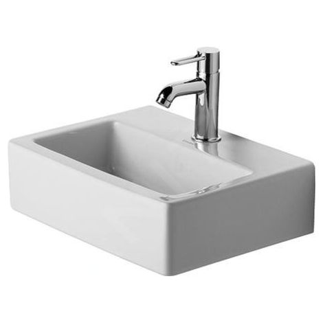 Lavabo de main VERO MED o ÜL m HLB 450x350mm 1 HL we WG (1/3)