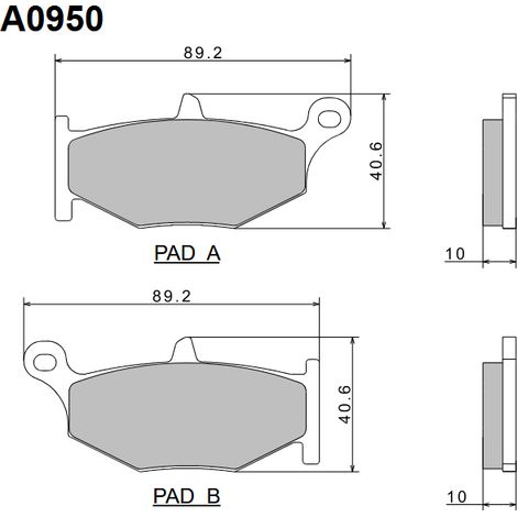 Pastillas de freno semimetálicas premium NISSIN KH419 2024/10 (ECE R90) (fabricadas en Japón) (2P-319NS) (1/5)