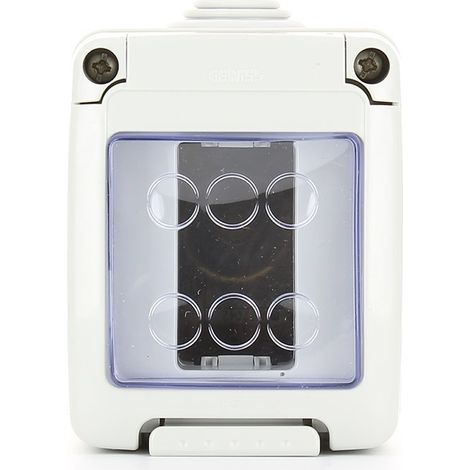 Gewiss GW27041 Scatola Stagna 1 Modulo IP55 Grigio RAL7035 – Serie 27 System