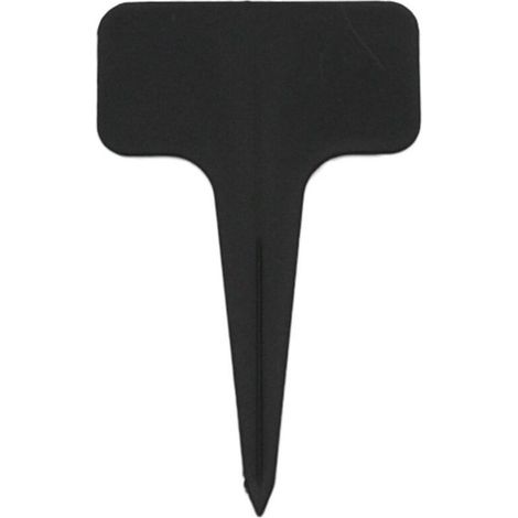 100 pièces Etiquette Jardin Exterieur Marqueurs en Plastique de Plantes Type T Plastique Etiquette Potager quetage Réutilisable et Accessoires pour Plantes(Noir) (1/5)