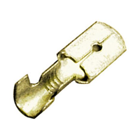 Confezione da 100 morsetti Fastom macho 6,3 mm Electro DH 10.900/6 8430552067312