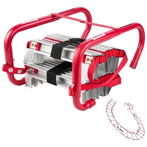 Échelle de Corde 7 - 6 m Échelle de Secours Incendie Rétractable (1/5)