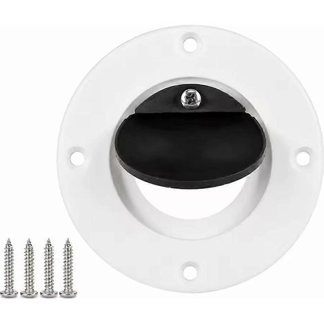 Valve de vidange automatique marine avec clapet anti-retour - Raccord de vidange traversant en ABS pour yachts, vedettes rapides et ponts (1/5)