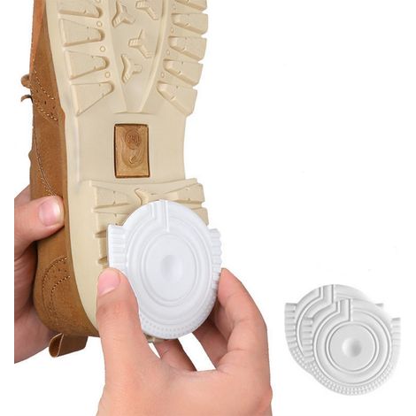 Protecteur de semelle antidérapant autocollant, revêtement en caoutchouc pour talons et dessous de chaussures. (1/5)