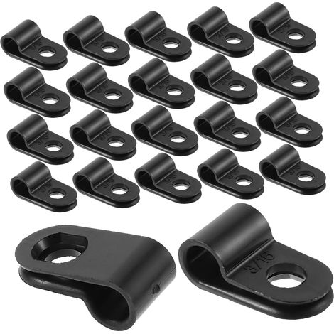 200pièces Clips De Montage Pour Câble Ethernet De Supports Pour Lumières à Corde Gestion Et Organisation Des Câbles à Intérieur Extérieur (1/5)