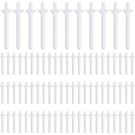 Applicateur De Cire Nasale - Tige En Plastique ABS - Pour Épilation Et Nettoyage Des Narines - 50 Pièces (1/5)