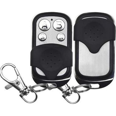 2 Pièces Télécommande Portail 433,92 Mhz Code Fixe 4 Boutons Garage Coulissant Voiture (1/5)